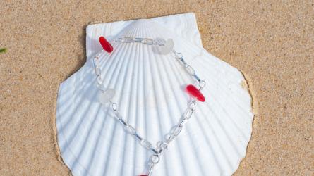 Sea glass jewellery by Sophie Sims, The Little Suffolk Sandpiper. Photo: CHARLOTTE BOND
