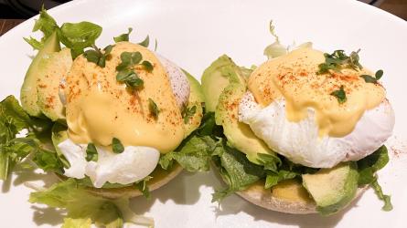 Avocado eggs Benedict at The Copper Kettle in Norwich. Photo: Tara Greaves