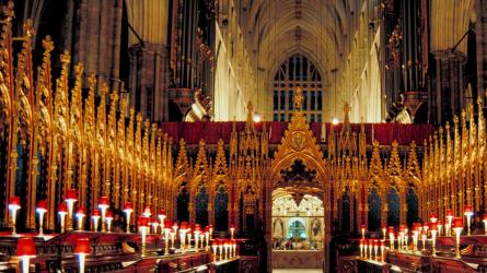 Westminster Abbey, where Derbyshire's Lord-Lieuetenant represented the county at the Coronation Photo: Getty Images