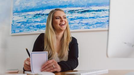 Gemma has gone from stewardess to an entrepreneur with two businesses (c) Mattea McKinnon