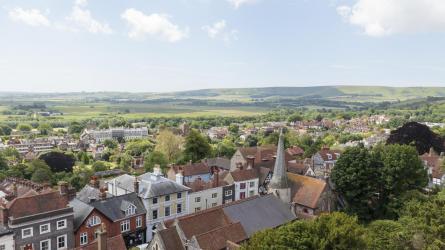 Lewes was praised by Time Out for its 'charming wonky streets' and food options