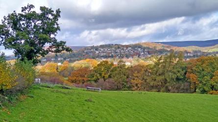 Views over to Hathersage and edges Photo: Helen Moat