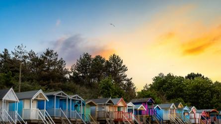 The brightly painted beach huts at Wells-next-the-Sea. Photo: Chris2766/Getty Images/iStockphoto