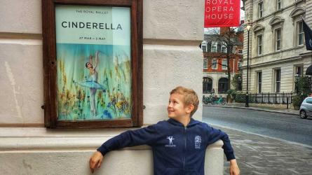 Hudson's first Royal Ballet performance was in Cinderella. Photo: Vicki Miller