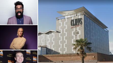 Various big names from the worlds of music and comedy will be appearing at the Cliffs Pavilion in 2024