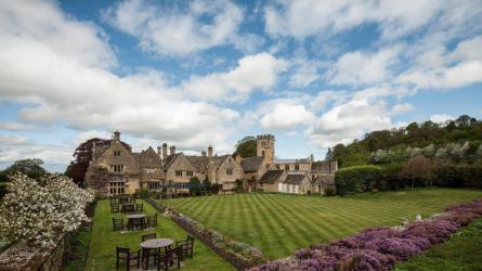 Buckland Manor is one of the UK's cosiest places to stay for a winter break