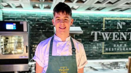 Harry Williams, 21, is the new head chef of No.Twenty9 Bar and Restaurant in Burnham Market