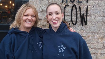 Karen Mattick and Kate Beasley, mother and daughter team at The Holy Cow