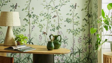 Little Greene launched their range of wallpapers 15 years ago