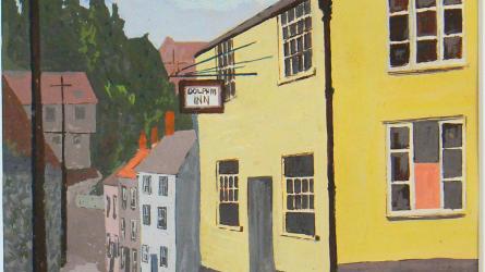 Dolphin Inn, Lyme Regis 1955 by Brian Rice. (Image: Supplied by Brian Rice)